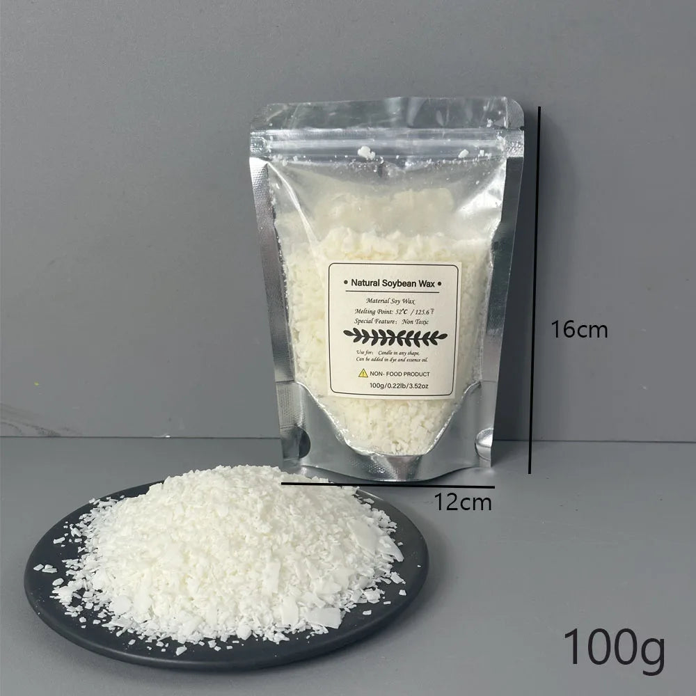 100, 250, 500, or 1000 grams of Pure Soy Wax for Candle Making