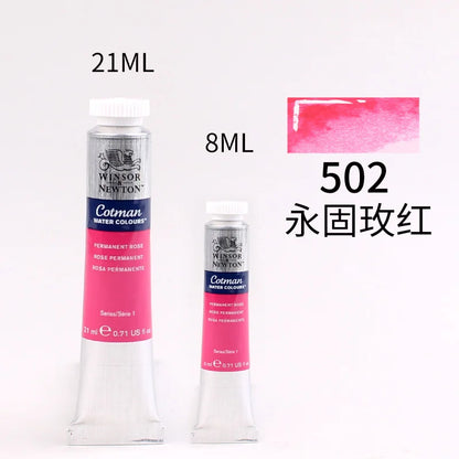 WINSOR＆NEWTON 8ml or 21ml Watercolor Paint Tubes