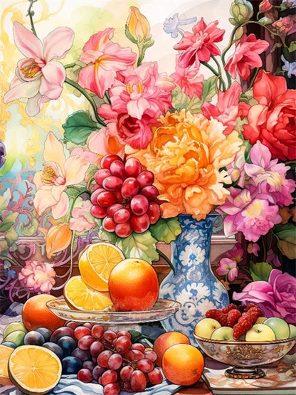 Fruit and Flowers Diamond Painting