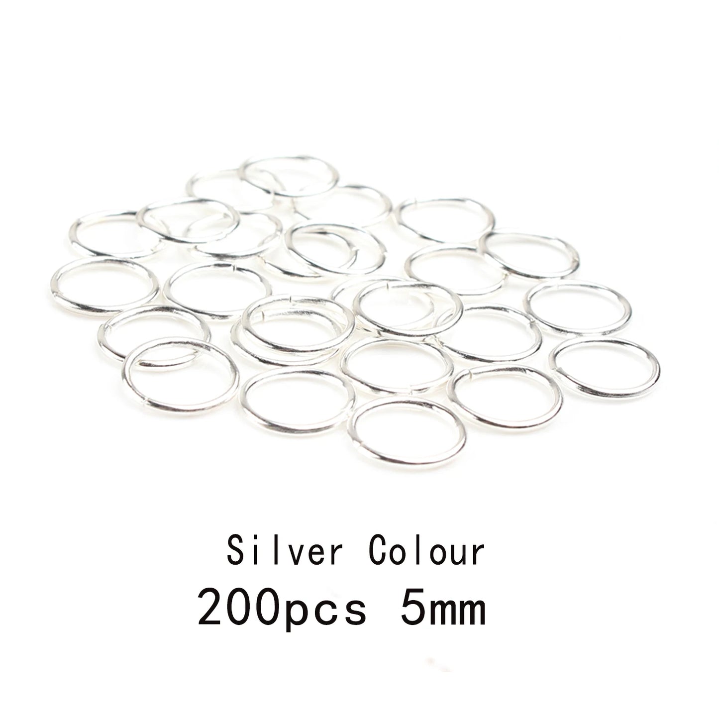 3-12mm Gold, Silver, or Bronze Jump Rings, Connectors Loops, Open Jump Rings