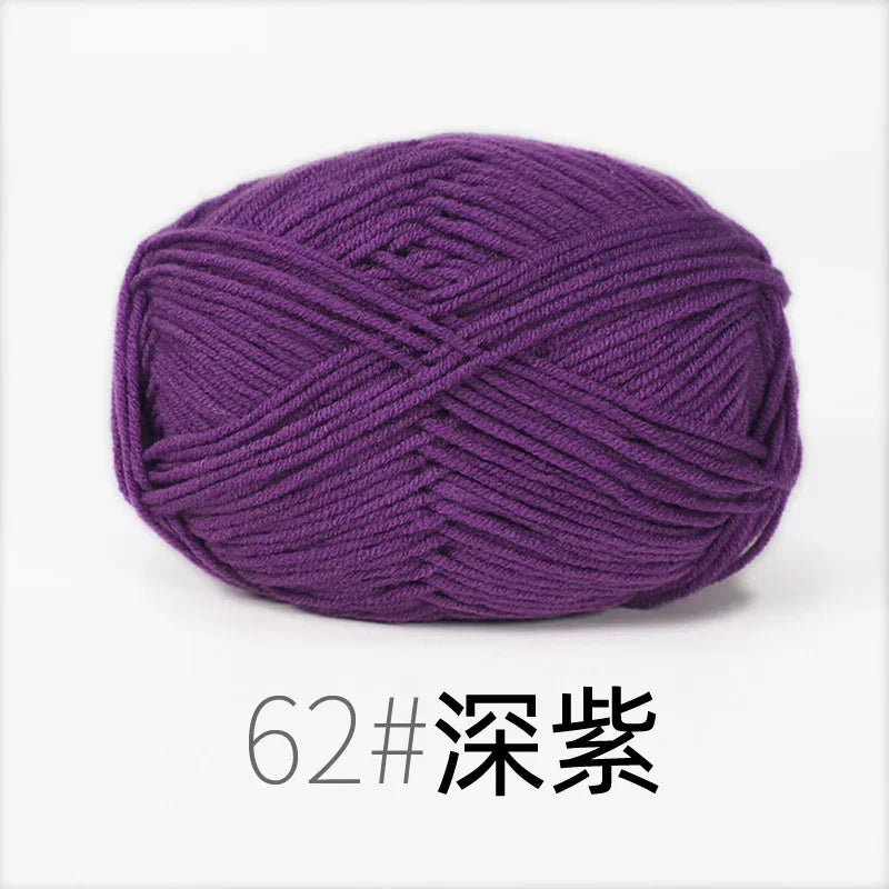 Organic Cotton Yarn 4ply - 1 Ball is 50g of Soft Yarn