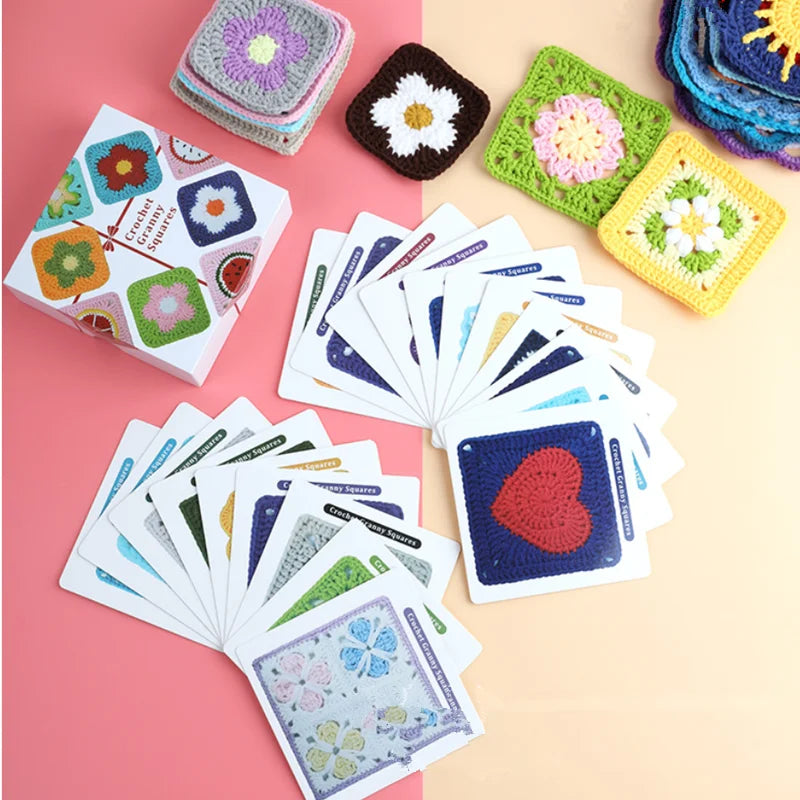 The Granny Square Card Decks for Beginners - Learn Crochet
