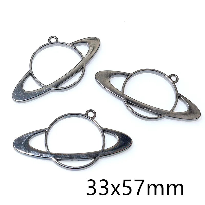 Hollow Metal UV Resin or Epoxy Resin Frame for Jewelry Making
