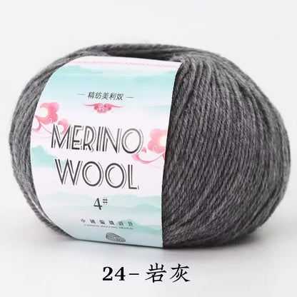 50g/roll Merino Wool Yarn - 130M