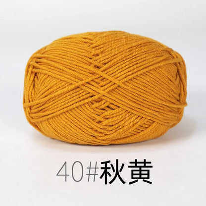 Organic Cotton Yarn 4ply - 1 Ball is 50g of Soft Yarn