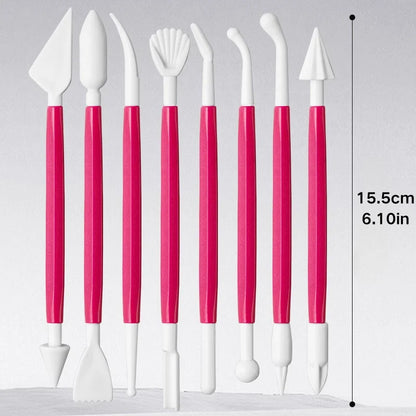 8-piece Set of Ultra-light Clay Tools