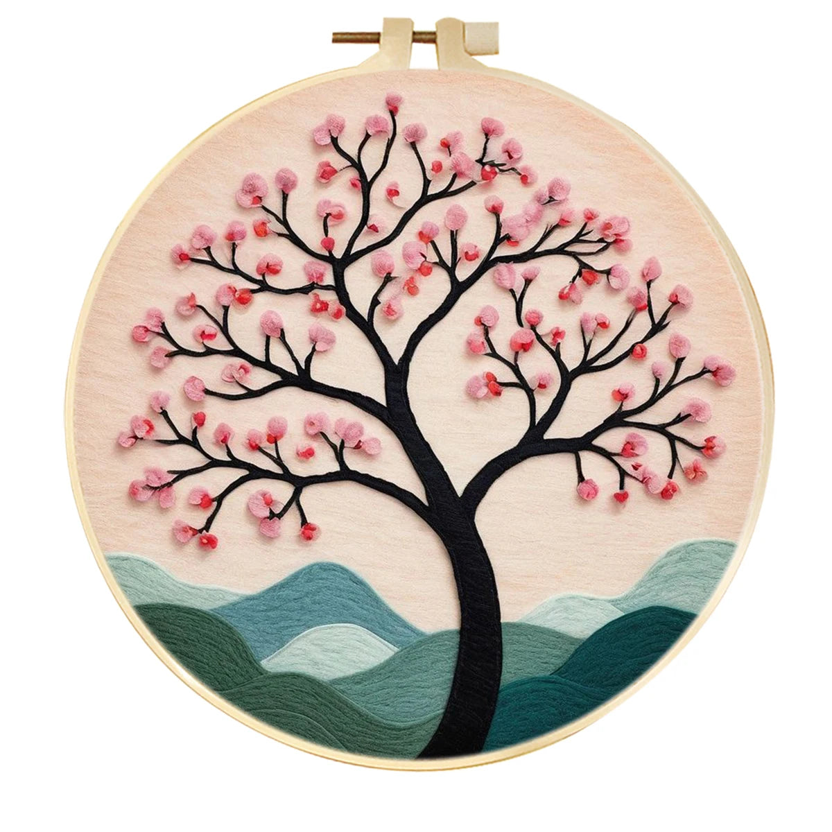 Trees and Flowers Wool Felting Kits