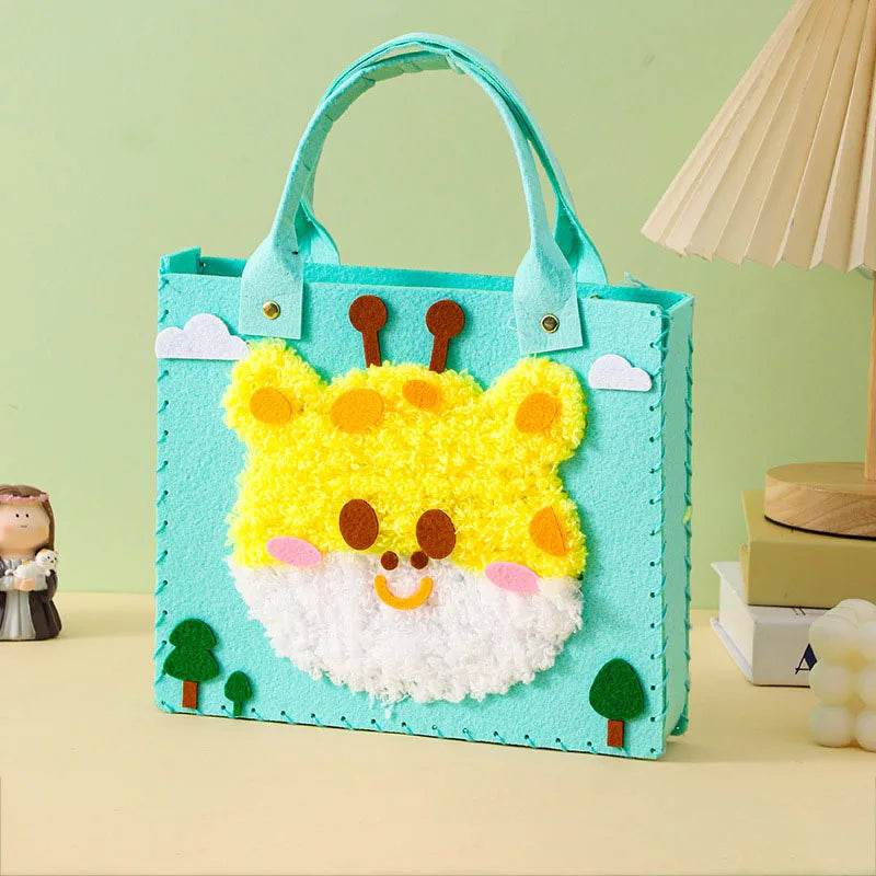 Felt Animal Bag Set for Beginners - Learn to Sew
