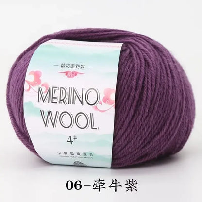 50g/roll Merino Wool Yarn - 130M