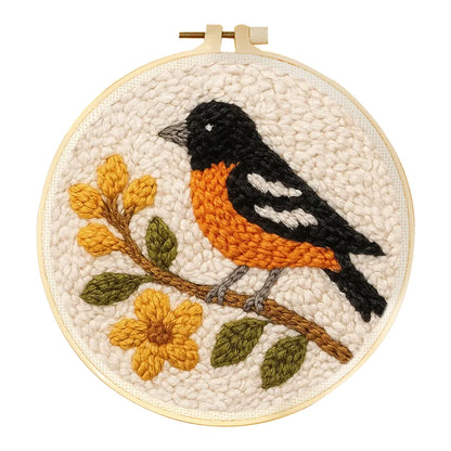 Punch Needle Embroidery Kit - Variety of Birds