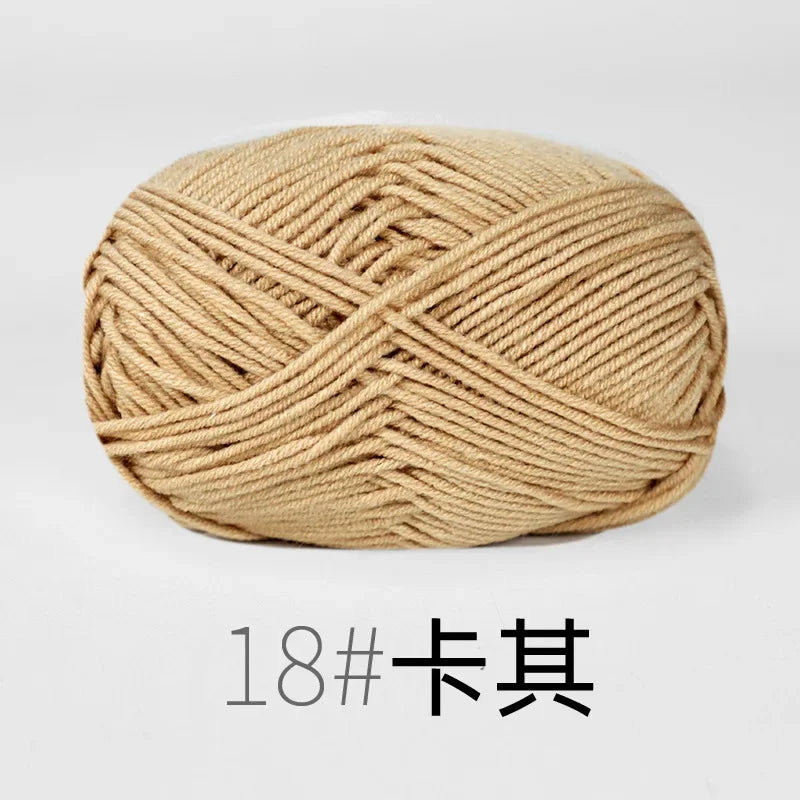 Organic Cotton Yarn 4ply - 1 Ball is 50g of Soft Yarn