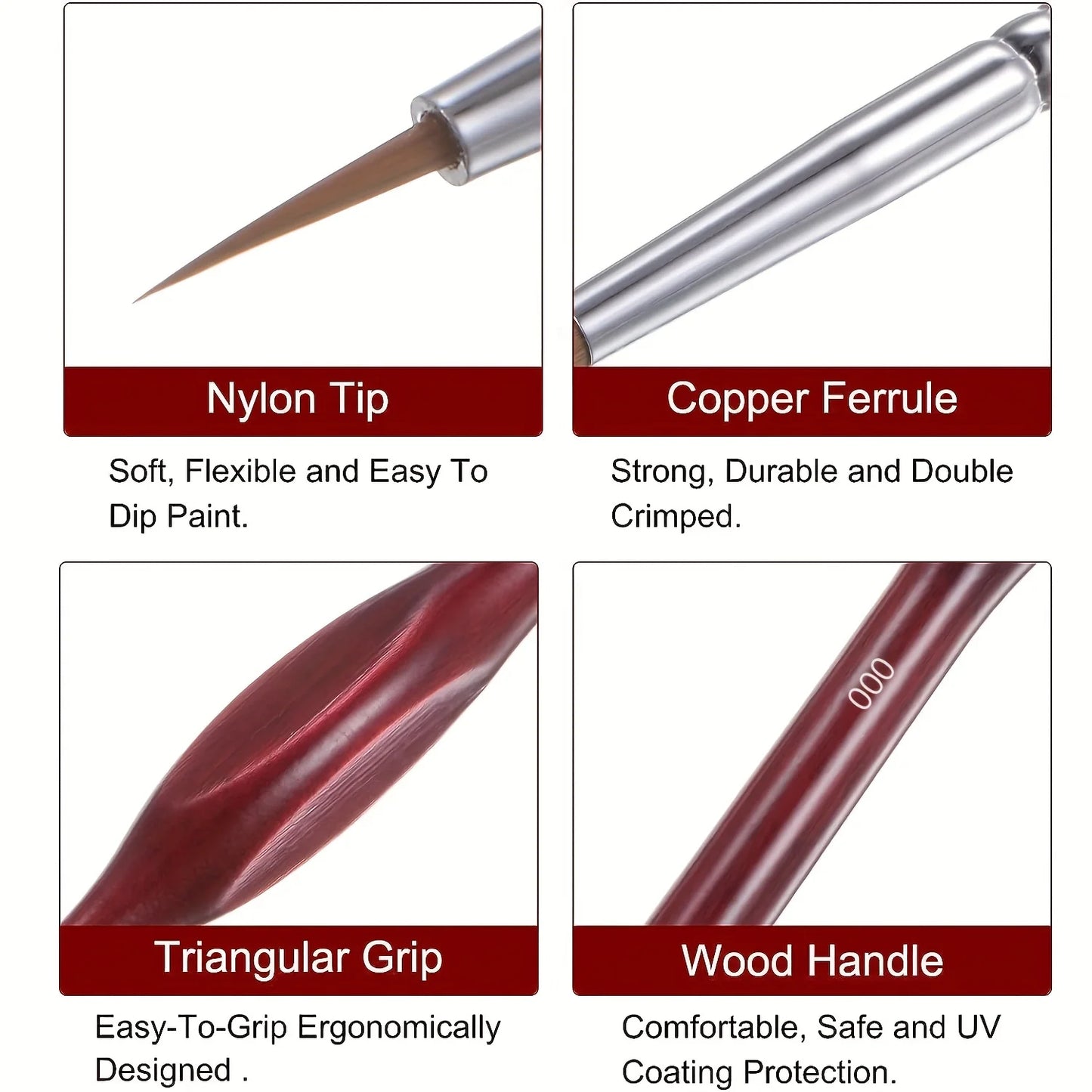 10/11/20/22Pcs Fine Detail Paint Brushes