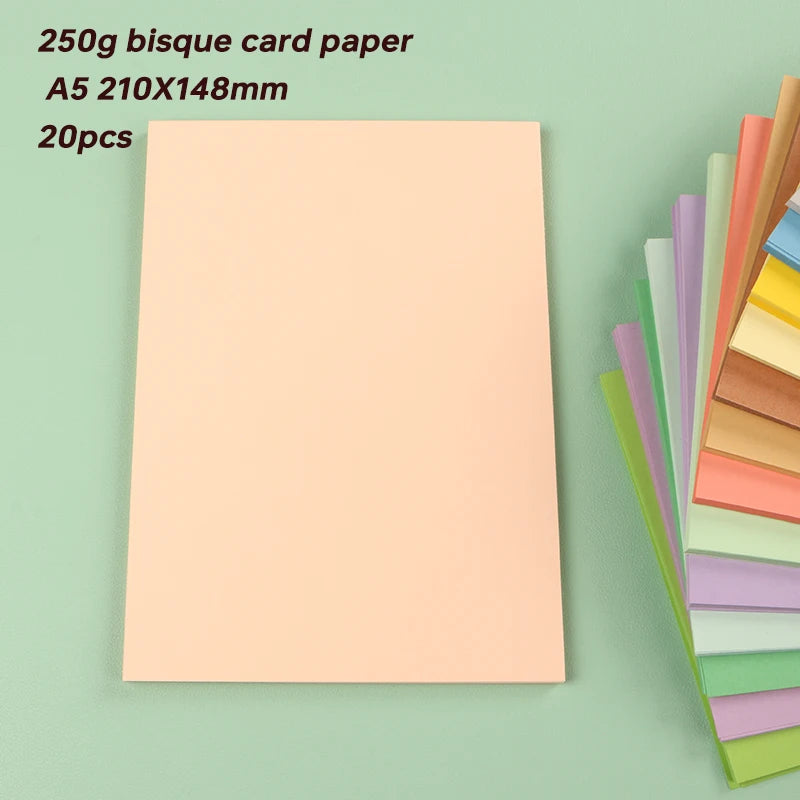 Bisque card stock paper A5 250g