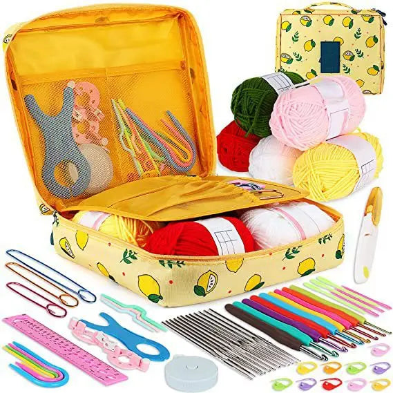 58 Pieces Crochet Accessories Set for Beginners