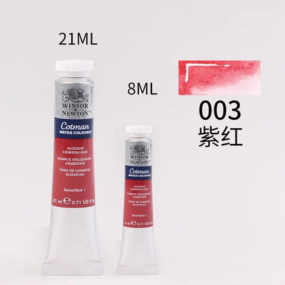 WINSOR＆NEWTON 8ml or 21ml Watercolor Paint Tubes