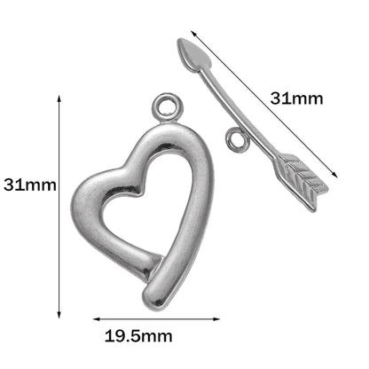 Stainless Steel Jewelry T-Bar Clasp/Connector for Necklace and Bracelet Making