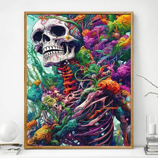 Skeleton Paint By Number Kit