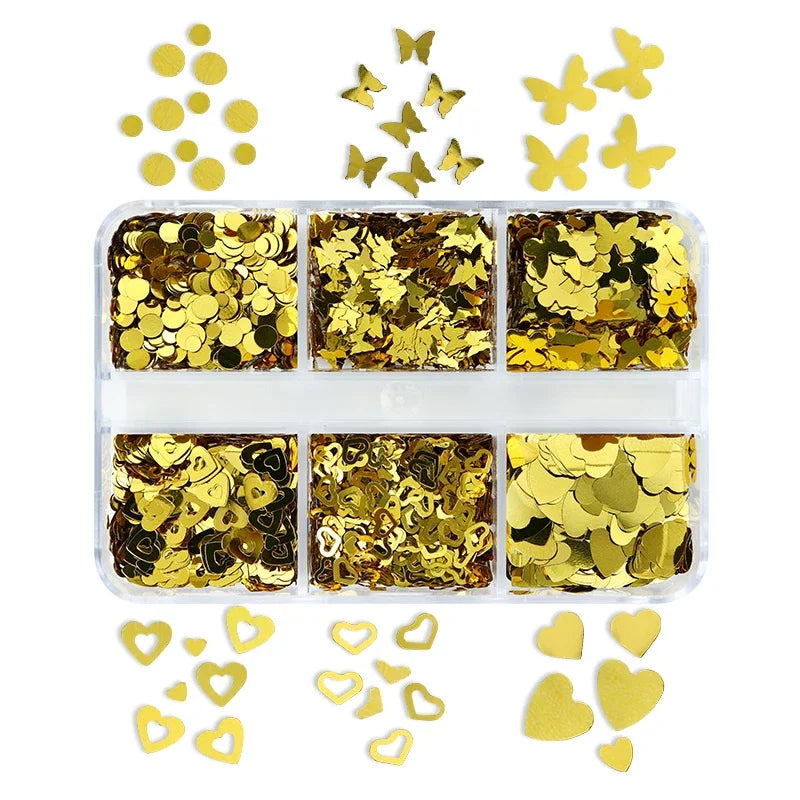 Various Sequin Shapes and Colors - Resin Filling for Jewelry Making