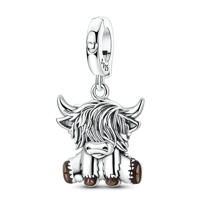 16 Sterling Silver Original Charm Pendant Beads