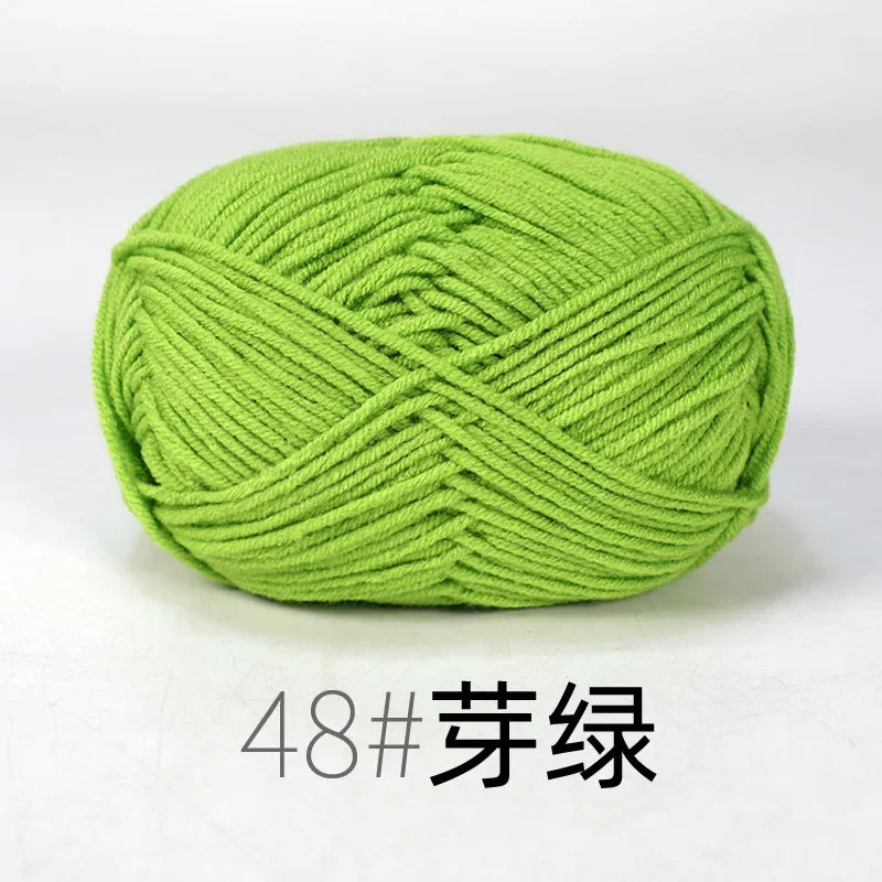 Organic Cotton Yarn 4ply - 1 Ball is 50g of Soft Yarn