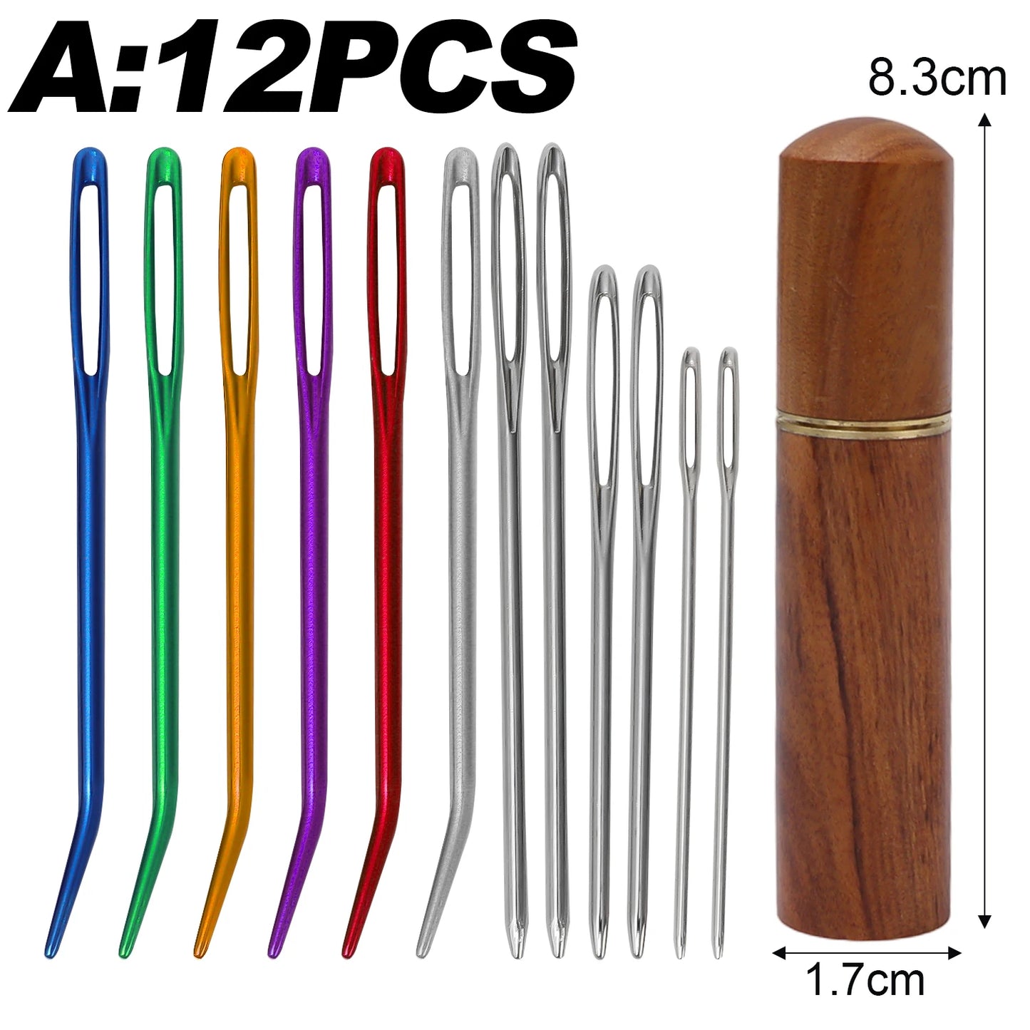 Large Eye Stainless Steel Blunt Needles with Storage Box