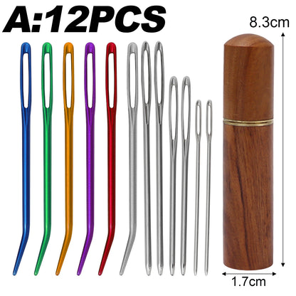 Large Eye Stainless Steel Blunt Needles with Storage Box