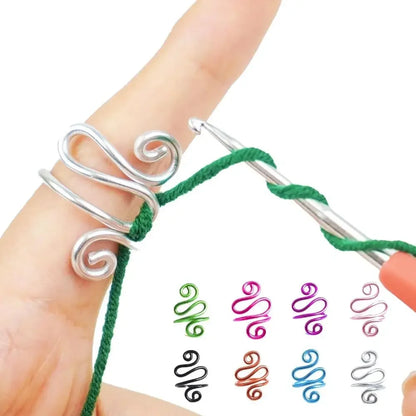 Adjustable Crochet Finger Ring