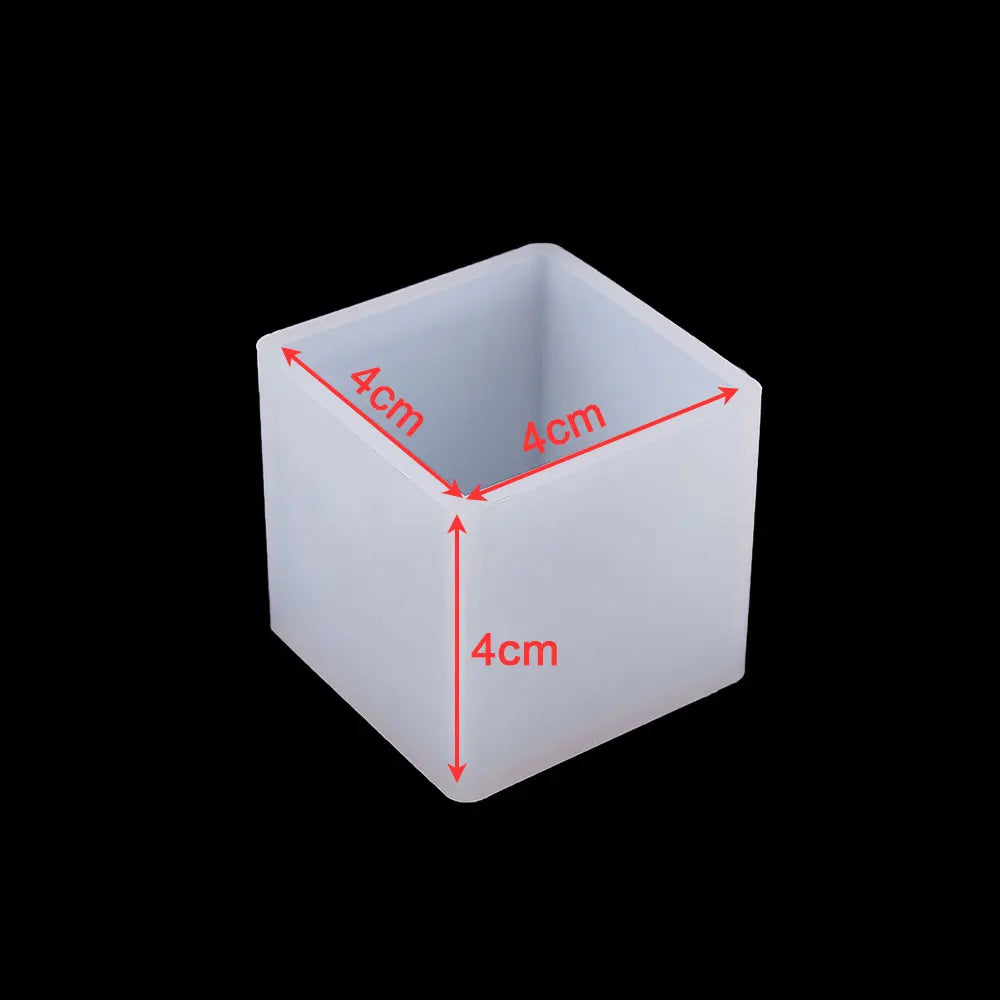Silicone Cylinder, Hexagon, Square, Rectangle or Cuboid Resin Molds or Candle Making Molds - Different Sizes Available