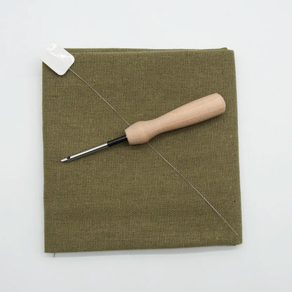50x50cm Punch Needle Cotton Cloth for Needlework - Includes a Punch Needle