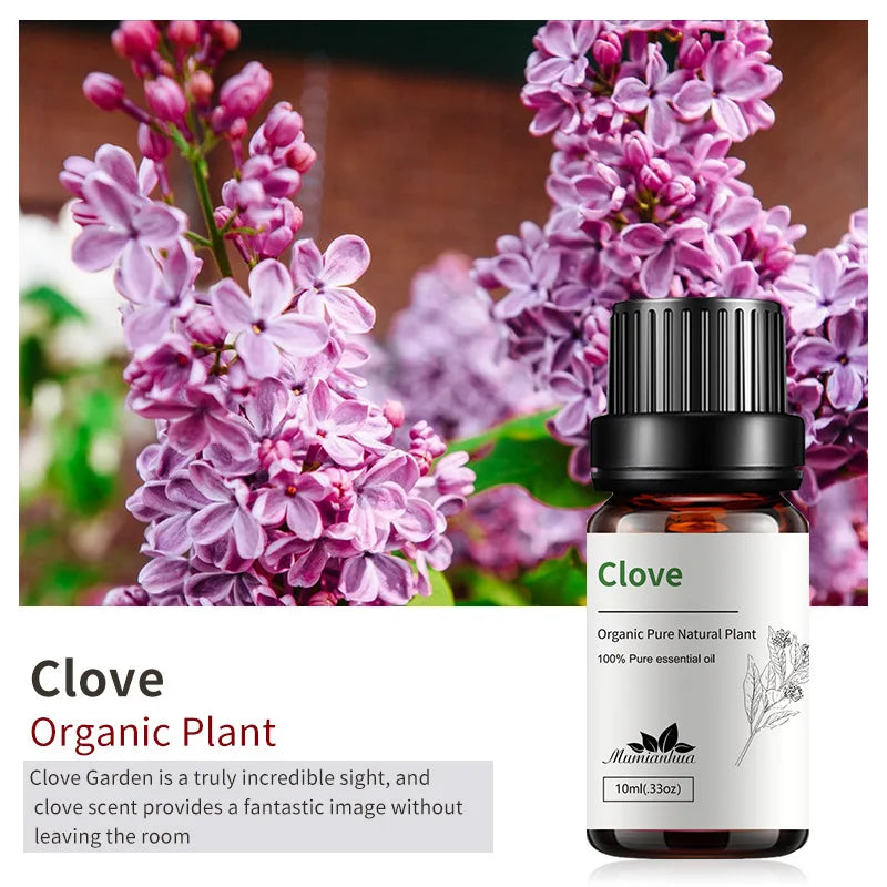 10ml Bottles of Organic Essential Oils for Candle Making