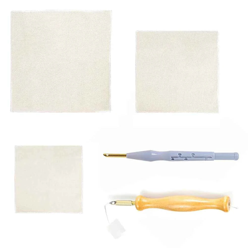 Cotton Fabric for Embroidery, Needlework, and Punch Needle Crafts