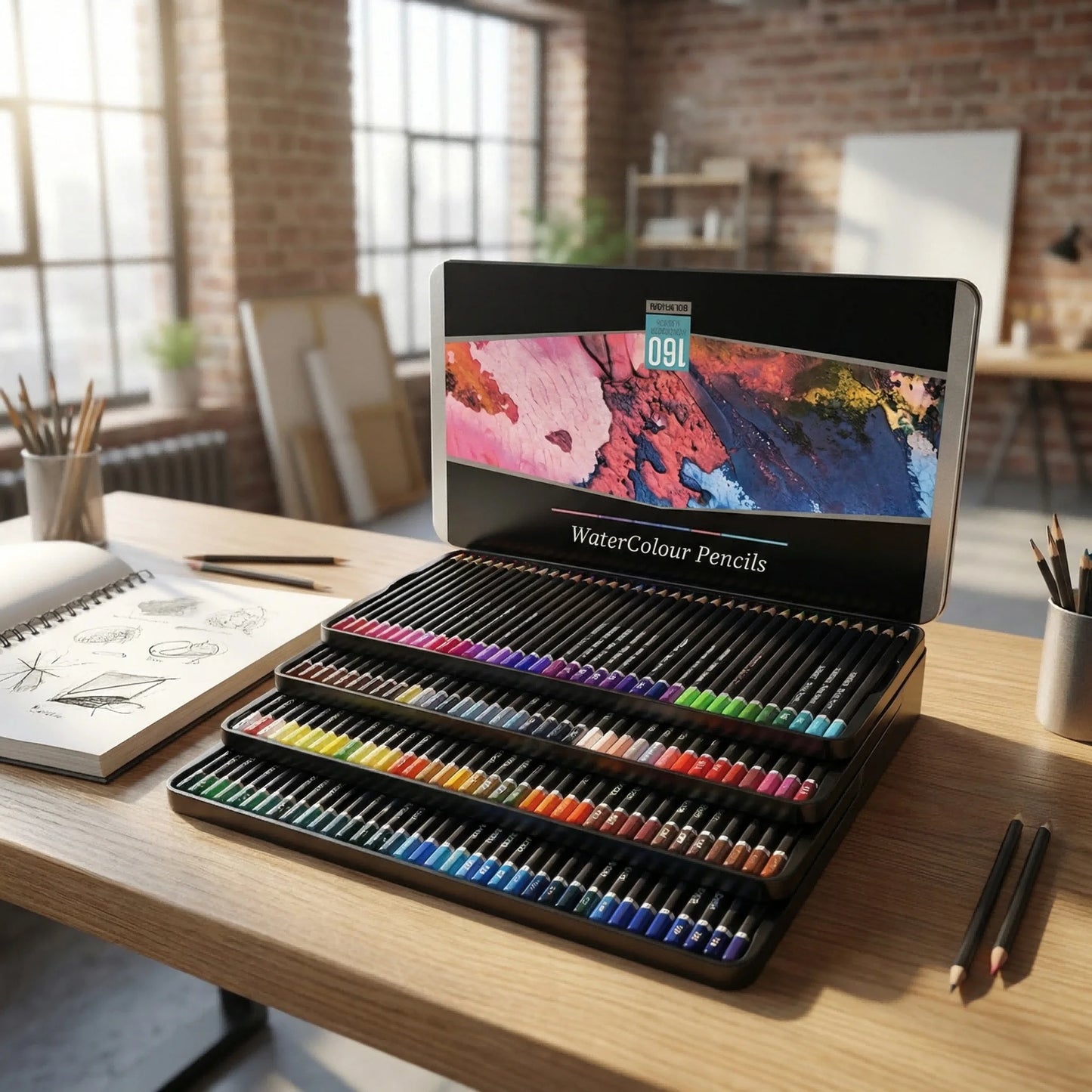 72 or 120 Watercolor Pencil Set