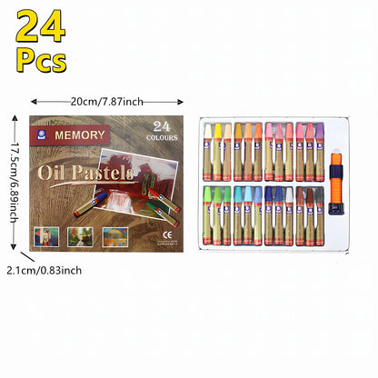 12, 18, 24 or 36 Colors Artist Soft Oil Pastel Set