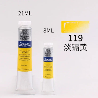 WINSOR＆NEWTON 8ml or 21ml Watercolor Paint Tubes