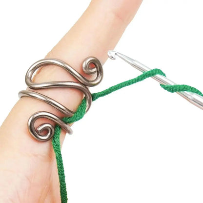 Adjustable Crochet Finger Ring