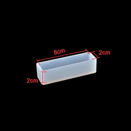 Silicone Cylinder, Hexagon, Square, Rectangle or Cuboid Resin Molds or Candle Making Molds - Different Sizes Available