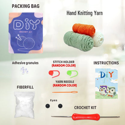 Owl Crochet Kit with Instructions