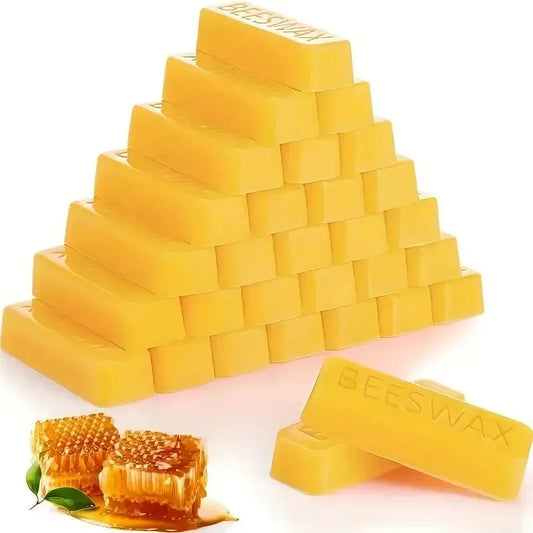 Pure Yellow Beeswax Sticks for Candle Making - Either 3, 8, or 10 Pieces