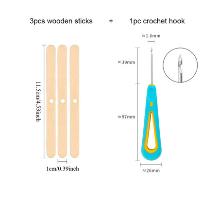 Candle Wicks Sets, Pre-Waxed Cotton Core Wicks with Base Stickers - Handmade Candle Making Tools