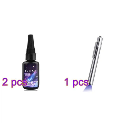 25/50g UV Epoxy Resin, UV Lamp, for Jewelry Making