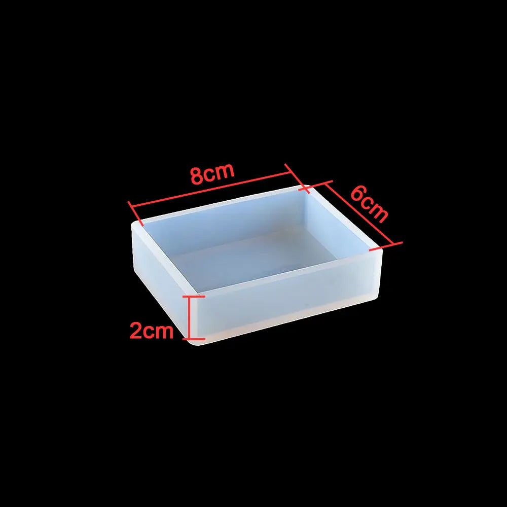Silicone Cylinder, Hexagon, Square, Rectangle or Cuboid Resin Molds or Candle Making Molds - Different Sizes Available