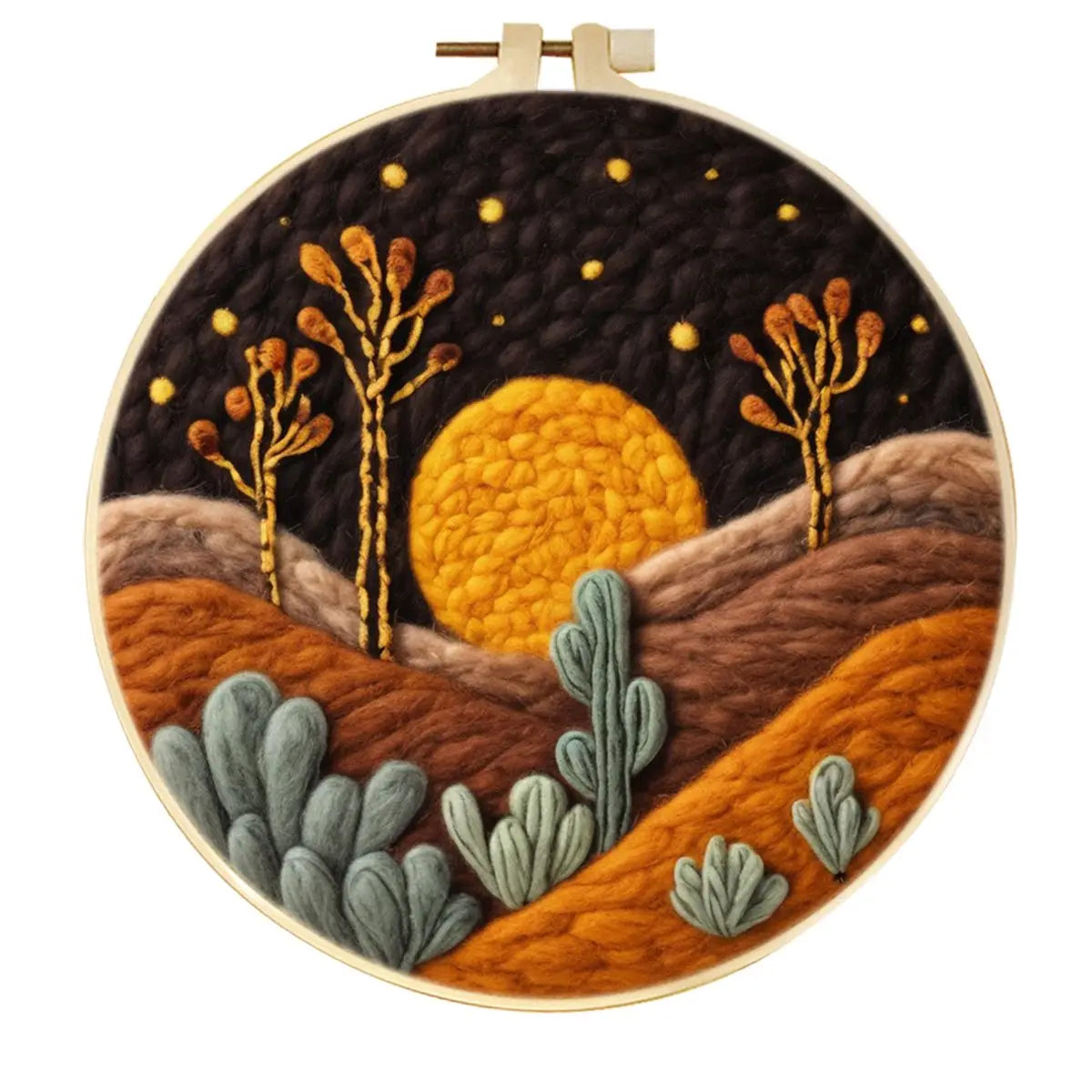 Landscape Pattern Wool Felting Kit
