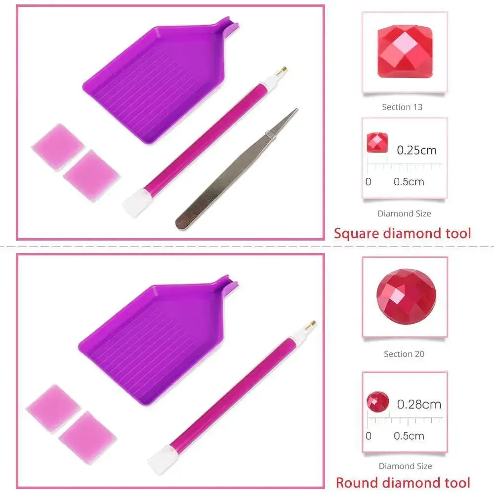 Evershine New Arrival Diamond art  Book Store DIY Full Square Round Diamond Painting