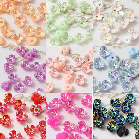 Mini Resin Flower Petals For Jewelry Making - 100pcs, 6mm