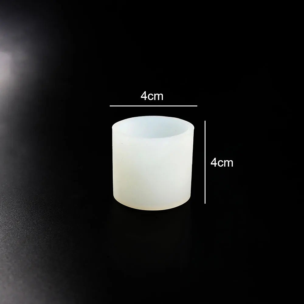 Cylinder and Hexagon Silicone Molds for Candle Making - 7 sizes