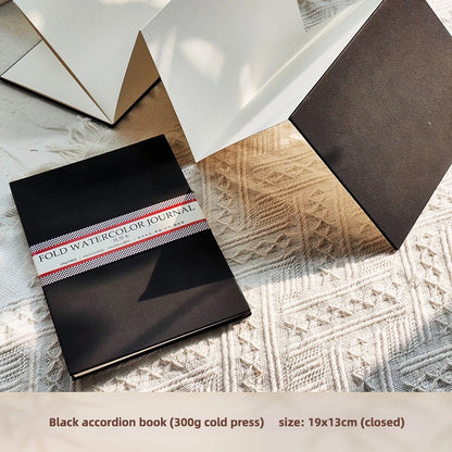 Accordion Watercolor Book Cotton