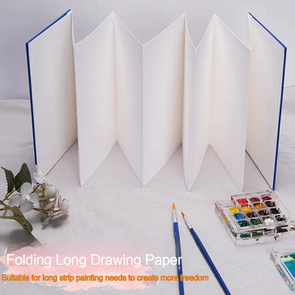 Watercolor Accordion Folding Sketchbook - 300g paper