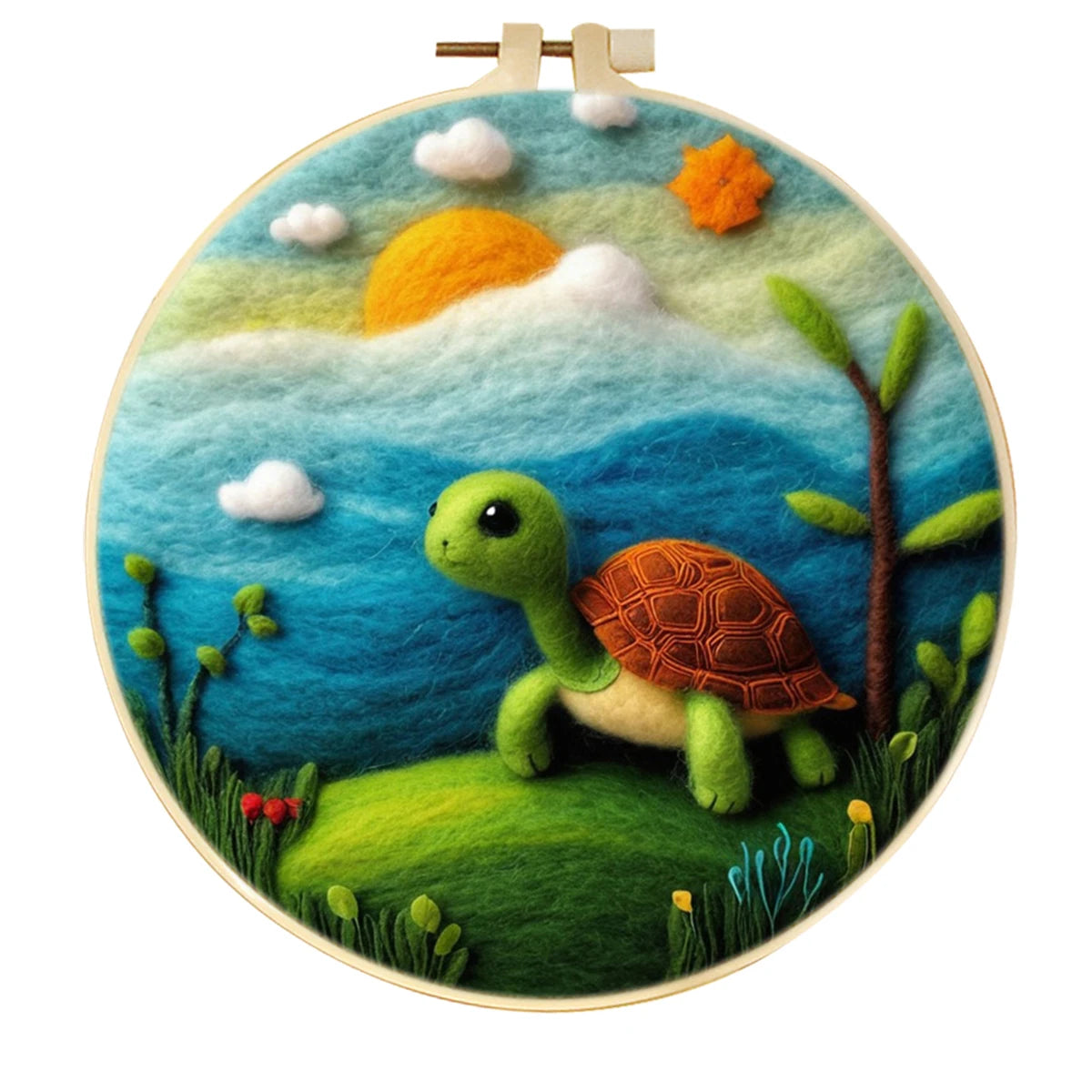 Wool Felting  For Adults - Baby Hedgehog and Turtles