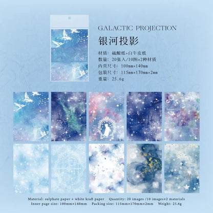 20pcs in each set - Colorful Decorative Papers