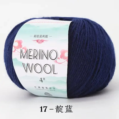 50g/roll Merino Wool Yarn - 130M